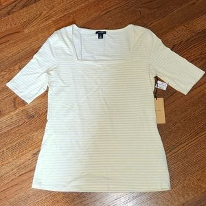 Halogen size M short sleeve  cotton shirt. NWT